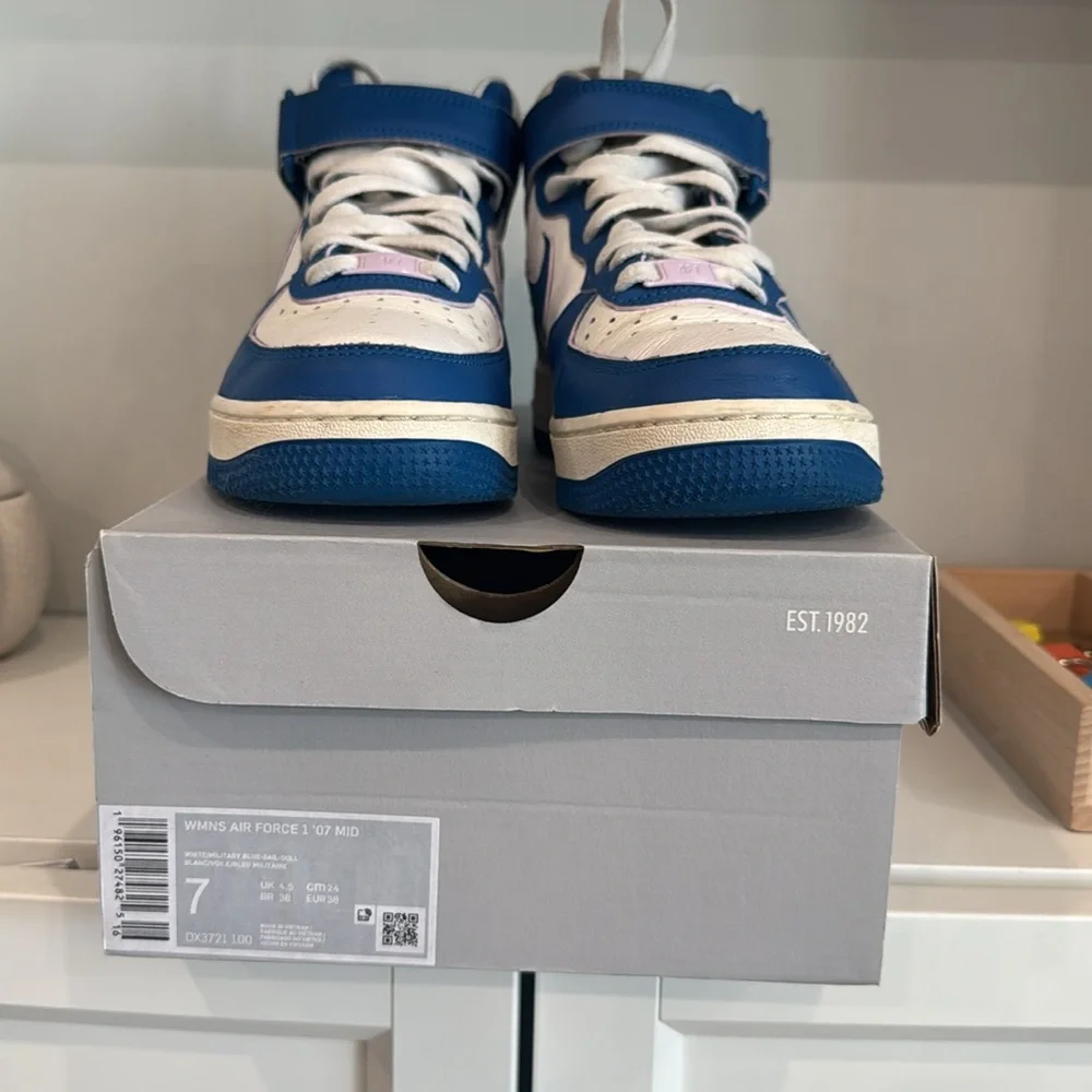 Air‎ Force 1 '07 Mid 'Military Blue Doll'